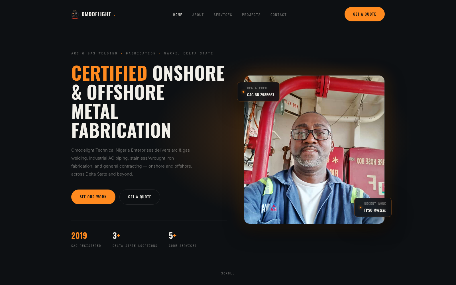 Omodelight Technical homepage